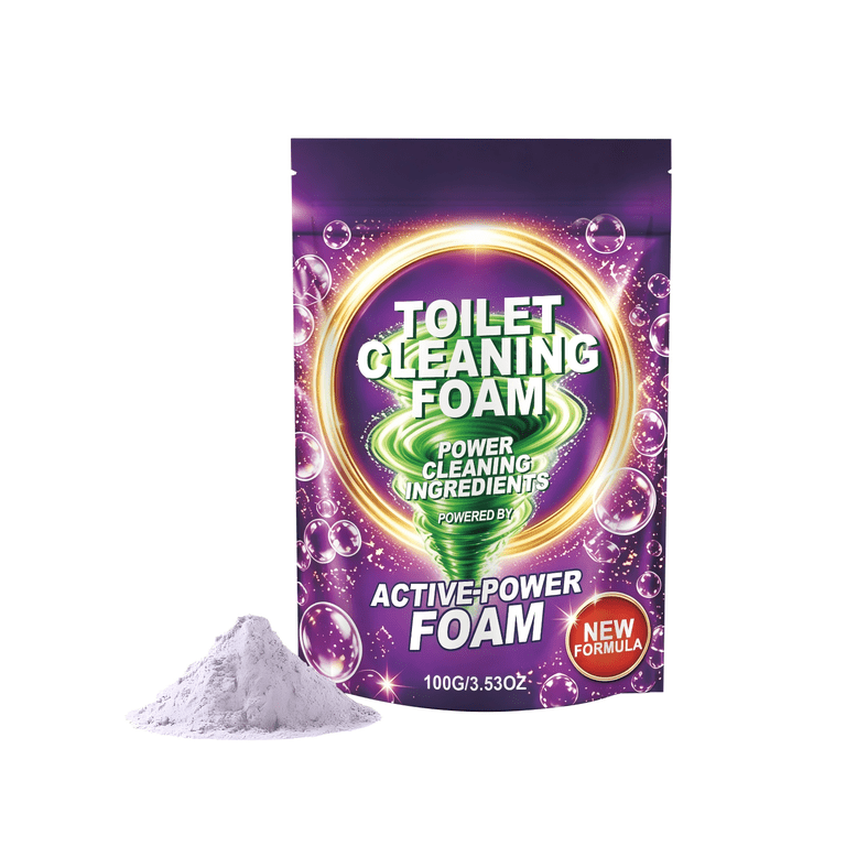 X All Foaming Toilet Sculpted Piece Cleaner Powder, X All Foaming
