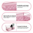 thumbnail image 4 of Multifunctional Hanging Storage Rack Metal Basket for Bedside Bunk Bed Dormitory and Office Use, 4 of 6