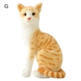thumbnail image 2 of Flmtop Coussin en Peluche Design Chat Simulation Coussin Animal Décoration Canapé Jouet pour Enfants, 2 of 8