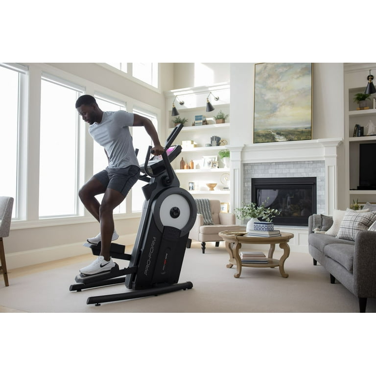 ProForm Pro HIIT H14 Elliptical for Low Impact Cardio with 14
