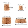 thumbnail image 4 of 2 Pieces Cork Board Wine Stopper Bottle Corks Balls Mini Plug Sealing Cover Accessory Bottles, 4 of 6