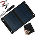thumbnail image 1 of Portable Solar Panels Kit 25W Foldable Solar Panel Charger Lightweight Portable Solar Charger USB 5V DC 18V Multifunctional Camping Solar Panels for Outdoor RV Camper, 1 of 10