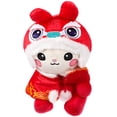 thumbnail image 2 of Rabbit Bunny Stuffed Toy Doll Chinese Zodiac Rabbit Mascot Toys Bunny Pillow Toy, 2 of 8