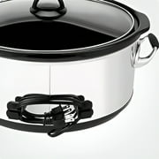 Crock-Pot Programmable 7-Quart MyTime Cook & Carry Slow Cooker, Stainless Steel