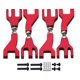 thumbnail image 1 of Vogacara 2 uds., 1/10, brazos de suspensión de Metal para coche, mejora de repuesto, adorno, repuesto de piezas para Redcat Blackout XTE XBE SC Kits de construcción modelo Rojo Vogacara FN001076-01, 1 of 6