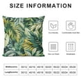 thumbnail image 5 of GOSMITH  Tropical Palm Leaves Throw Pillow Case Banana Jungle Leaf Seamless Floral Pattern Pillow Cushion Cover Home Sofa Decorative, 5 of 5