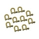 thumbnail image 5 of 10x hebillas de , pasadores de tornillo, sujetadores, llave de grillete, Clips de pulsera de Metal Chian, anillos en D para manualidades, , Bronce, 5 of 8