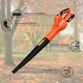 thumbnail image 3 of Costway 20V 2.0Ah Cordless Leaf Blower Sweeper 130 MPH Blower Battery & Charger Included, 3 of 10