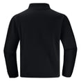 thumbnail image 4 of Hurxie Men's Fleece Jacket Full Zip Sherpa Lined Thick Warm Winter Outdoor Hiking Jacket Black,L, 4 of 6