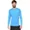 Electric Blue, variant on Men's UPF 50+ Long Sleeve Rash Guard, Quick-Dry, Sky Blue, L