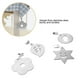 thumbnail image 5 of Pesos De Mantel Resistentes, Pesos De Cubierta De Mesa, Hermosos Para Cocina Hogar Para Familia De Mesa YLSHRF Flores + Estrella + Flechas + Forma de Hojas, 5 of 8