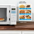 thumbnail image 5 of Hamilton Beach Microwave Oven 0.9 cu ft 900W White Stainless Steel, 5 of 10