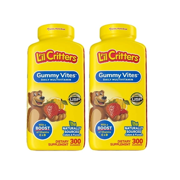 L'il Critters Gummy Vites Gummy Bears (300 ct.) 2PK