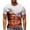 W-White, variant on DDAPJ pyju Men Funny Muscle Tee Shirt 2025 ,Short Sleeve Casual T-shirt 3D Creative Print Crewneck Novelty Graphic Tees