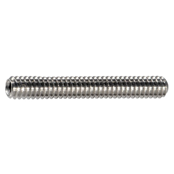 #2-56 x 5/8" 18-8 Stainless Hex Socket Headless Set Screws (15 pcs.)