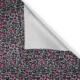 thumbnail image 4 of Ambesonne Leopard Print Window Valance, Cheetah Panther Spots, 54" X 18", Black Grey and Pink, 4 of 5