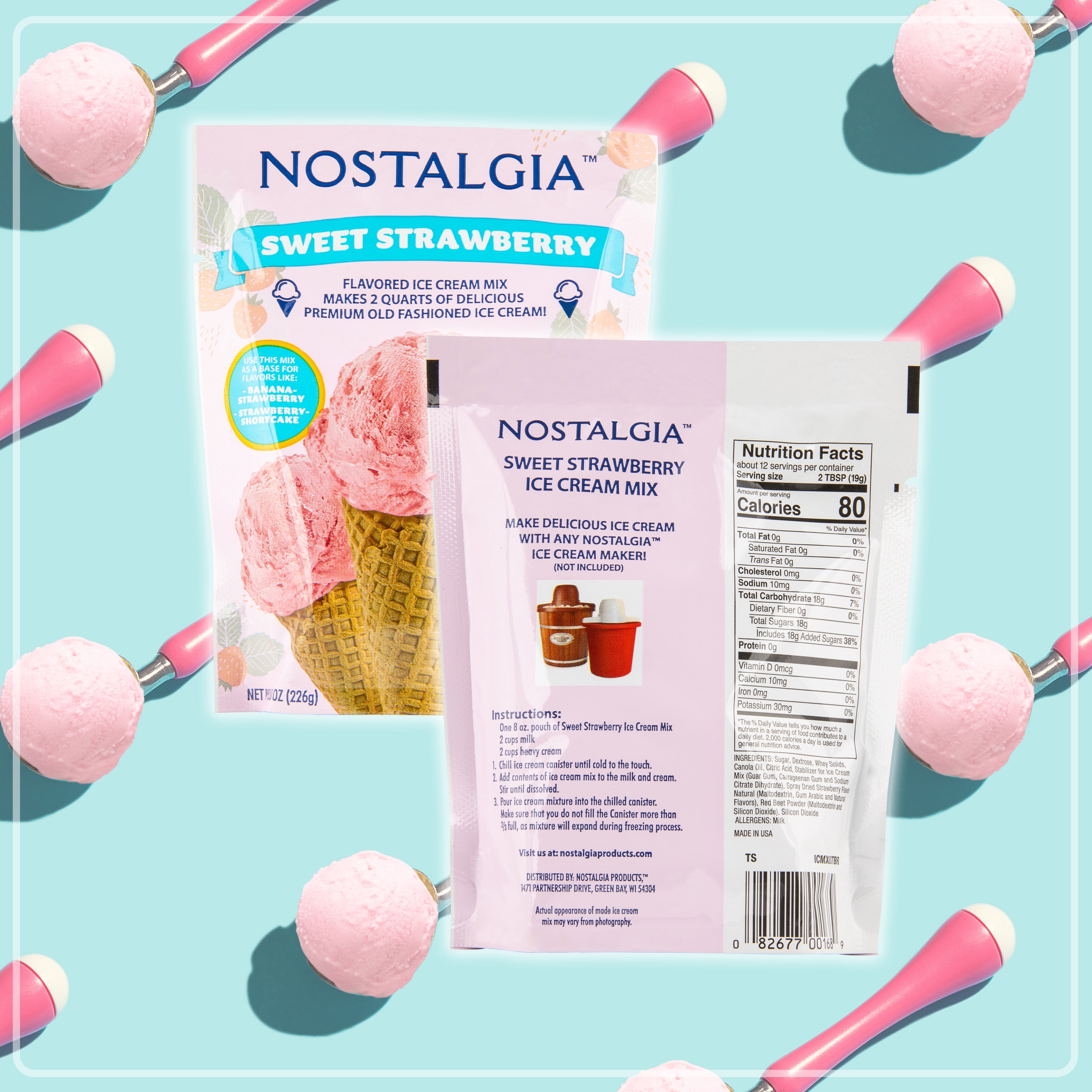 Nostalgia ice cream mixes hotsell