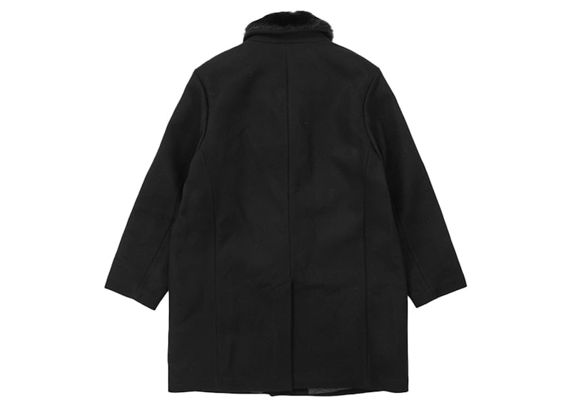 Supreme Men's Fur Collar Car Coat Black, from StockX