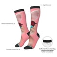 thumbnail image 4 of Naloa Cool Cat Pink Sunglasses Knee Socks, High Socks Long Stretchy Sock Women Knee High Stocking, Long Socks for Women, 4 of 6