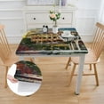 thumbnail image 2 of Awypu Portrait Square Tablecloth for Picnic Dining Kitchen Farmhouse 100% Polyester Fiber 46*46, 2 of 8