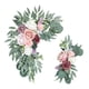 thumbnail image 2 of Corona de flores Sunnimix 1 juego artificiales Swag Arch Flowers Decoración floral para Boda, 2 of 7