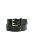 thumbnail image 2 of Industrial Strength Leather Belt - Black 11DI02N9, 2 of 4