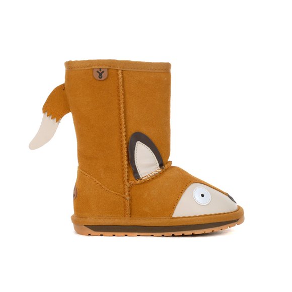 Emu Australia Little Kids Fox Burnt Orange Booties K12074.BUOR<span> - </span>3