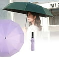 thumbnail image 2 of Paraguas plegable totalmente automático para todo tipo de clima, ligero, con protección solar y sombrilla, para mujer, UPF50+, portátil, resistente al viento, mini, plegable en cinco partes., 2 of 6