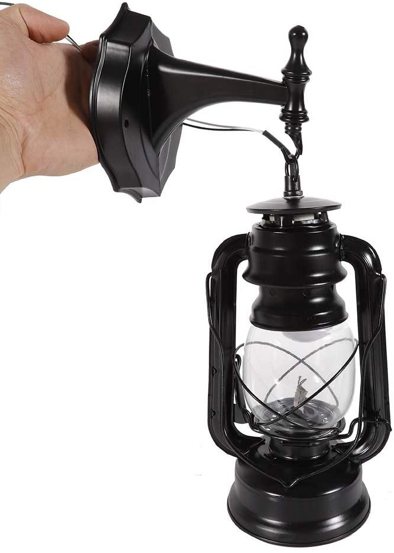 FETCOI, Retro Wall Light Fixtures Vintage Lamp  Outdoor Wall Light Wall Sconce with Glass-Like Shade Industrial