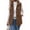Brown, variant on SHEWIN Womens Fleece Vest Sherpa Jackets Button Down Sleeveless Long Vest Winter Fall Warm Coat Outerwear