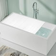 thumbnail image 3 of Foldable Bathtub Tray, 59x27.5in White Bathtub Cover Folding Bath Lid PVC Waterproof Fits Most Tubs Folding Board Bathtub Insulation Cover Durable Insulation Plate for Bathroom, Home, 3 of 14