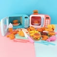 thumbnail image 2 of 31PCS Kids Microwave Playset Interactive Realistic Pretend Play Toy Kitchen Toy, 2 of 10