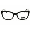 thumbnail image 4 of DKNY DK5068 001 Women's Black Crystal Full Rim Frame Eyeglasses, 4 of 5