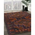 thumbnail image 3 of Ahgly Company Machine Washable Indoor Rectangle Contemporary Sepia Brown Area Rugs, 8' x 10', 3 of 7