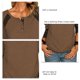 thumbnail image 2 of Camisas De Manga Larga Para Mujer, Botones Lavables, Cuello Redondo, Informal, Transpirable Para Uso Diario ANGGREK Otros, 2 of 6