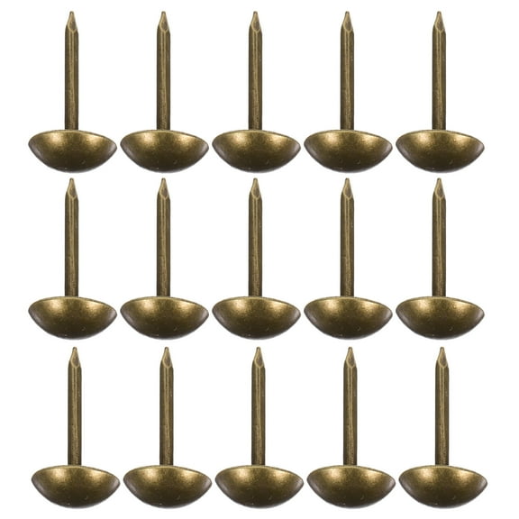 ETHZZLE 500Pcs Easy Install Metal Upholstery Tacks Decorative Nails for Furniture and Sofa Enhancement