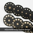 thumbnail image 3 of Zhengup Wide Disc Belt for Women Hollow Leather Belt Western Cowgirl Waist Belt for Dresses, 3 of 7