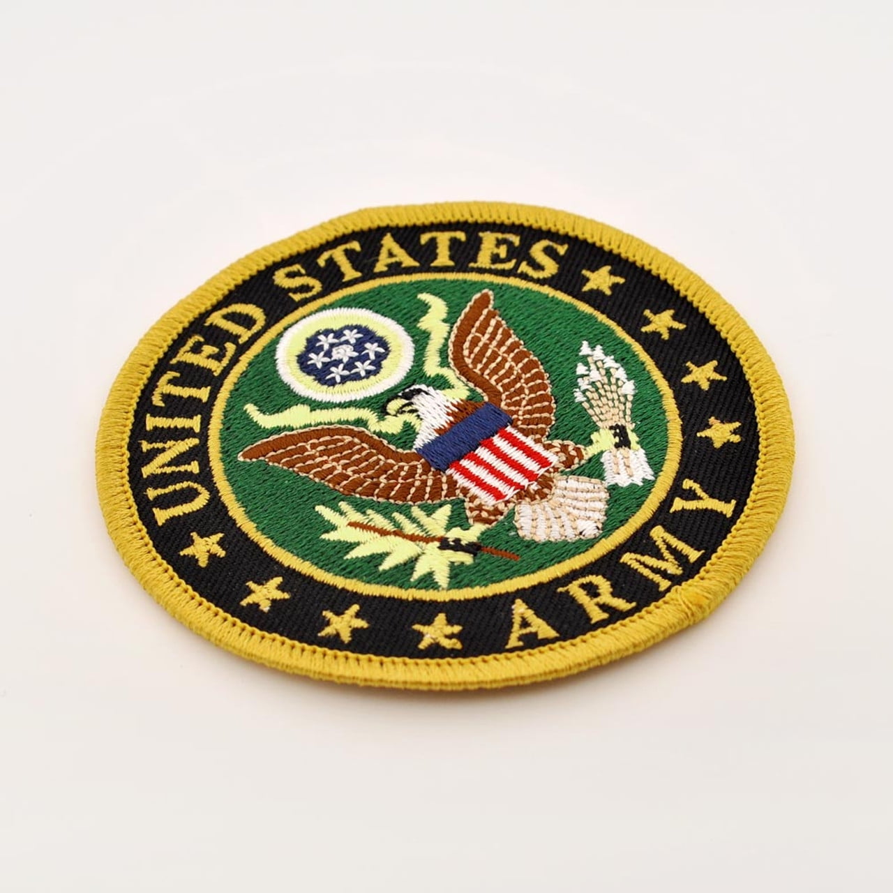 PinMart's Officially Licensed U.S. Army Round Logo Embroidered Patch – Iron On - 10 Pack