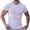 White, variant on Mens Polo T-Shirt Muscle Stretch Short Sleeve Crewneck Bodybuilding Mens Performance Polos,Black,XL