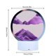 thumbnail image 3 of Lámpara USB Quicksand Night Light Touch Control remoto 3D Sandglass de mesa (Púrpura), 3 of 7