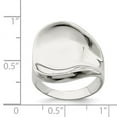 thumbnail image 2 of 925 Sterling Silver Solid Ring Size 6 - 7.7 Grams -  Jewelry Gift for Mom, 2 of 2