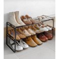 thumbnail image 2 of Home Stackable Shoe Rack (7" H) - Steel, 2 of 4
