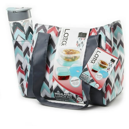 Unbranded L.O.T.G. Insulated Lunch Kit with Removable Ice Pack