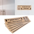thumbnail image 1 of Warning Sticker, Non-Fading Waterproof Bright Colors Warning Decal, Distance Sign Decal, for Living Room Bedroom B003,B004,B006, 1 of 7