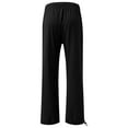 thumbnail image 5 of LLYwey Cargo Pants Women Plus Size Fashion Womens Casual Elastic Loose Pants Straight Wide Leg Trousers Pants Plus Size Full Length Pants Female Long Pant Style H2234 Black M, 5 of 7