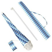 Astella’s Oasis 6.5' Beach and Lounge Umbrella in Azure Braid