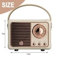 thumbnail image 2 of Altavoz Bluetooth retro, decoración vintage, pequeño altavoz Bluetooth inalámbrico, lindo estilo antiguo, 2 of 7
