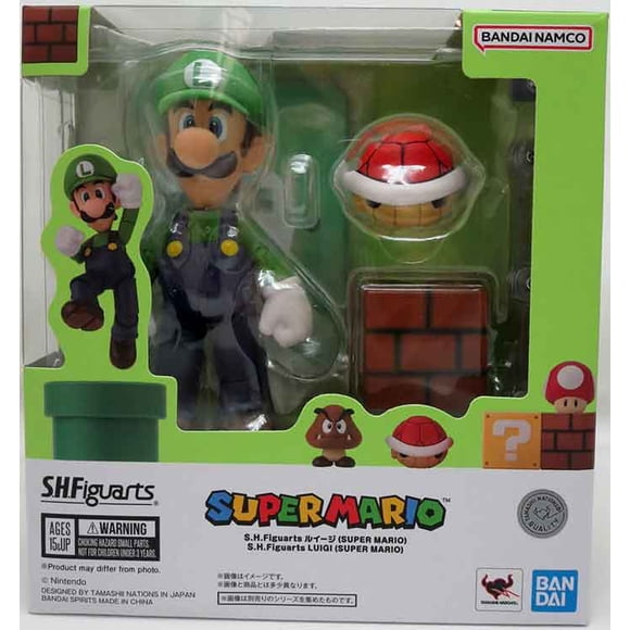 Super Mario 5 Inch Action Figure S.H. Figuarts - Luigi Reissue