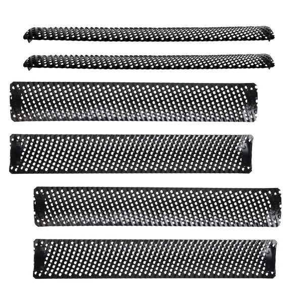 Dura-Gold 10" Half Round Standard Cut Replacement Blade, Pack of 6 - Steel Shaver Cheesegrater Rasp for Auto Body Filler, Dent Repairs, Wood Fiberglass - Shaping Curved Surfaces Hand Plane Scraper