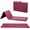 Burgundy, variant on Gymnastics Tumbling Mats Portable Gymnastics Mat Folding Tumbling Mat Thick Yoga Mat Exercise Mat with Carrying Handles for home Workout outdoor Yoga Gymnastic CM-4,4'x8'x2"
